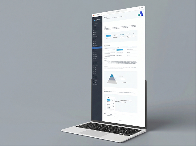 GCORPcx analytics dashboard