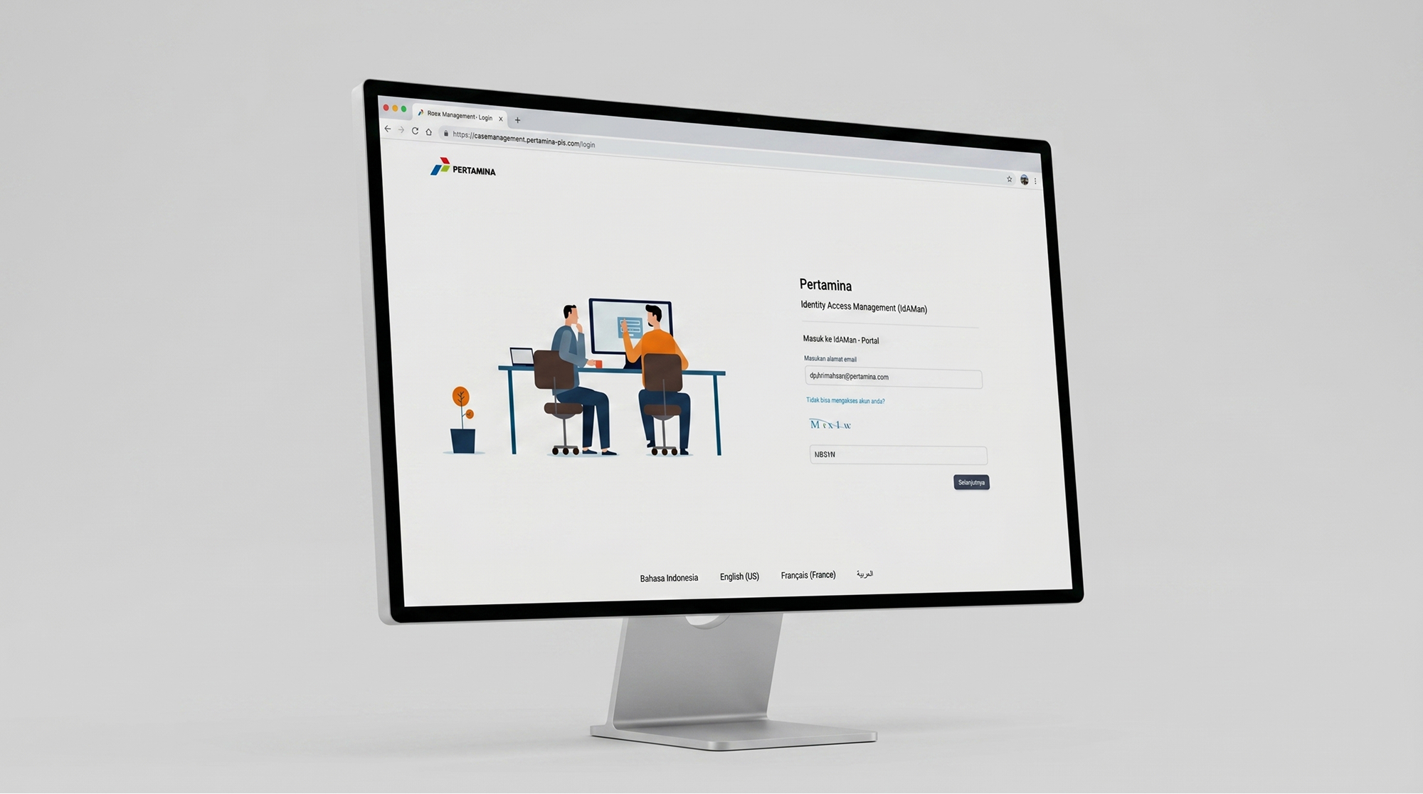 Pertamina event management system