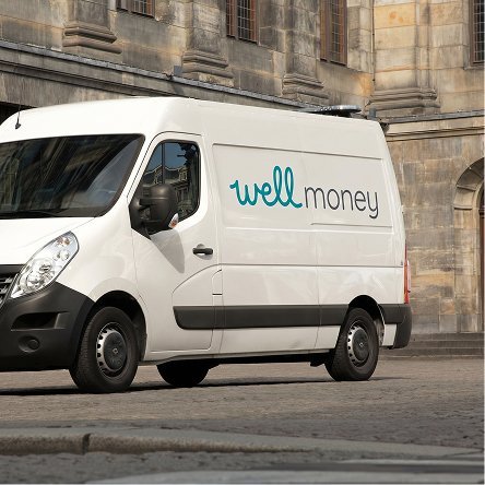 Well Money van branding